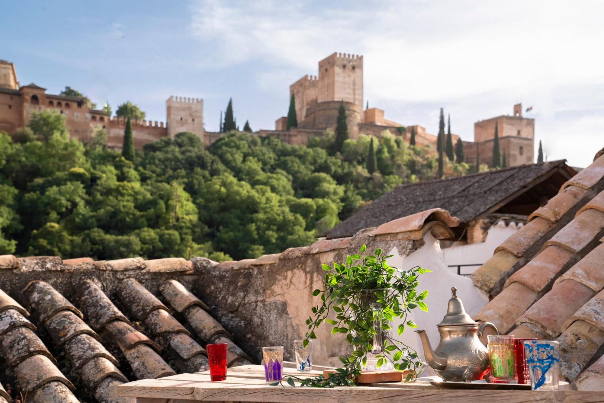 グラナダEl Rincon Nazari - Vistas A La Alhambra Y Terrazaアパートメント エクステリア 写真